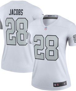 Josh Jacobs Las Vegas Raiders Womens Color Rush Legend Player Jersey - White Nfl