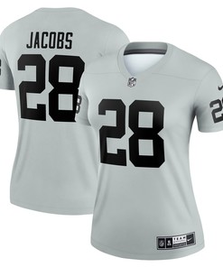 Josh Jacobs Las Vegas Raiders Womens Inverted Legend Jersey - Silver Nfl