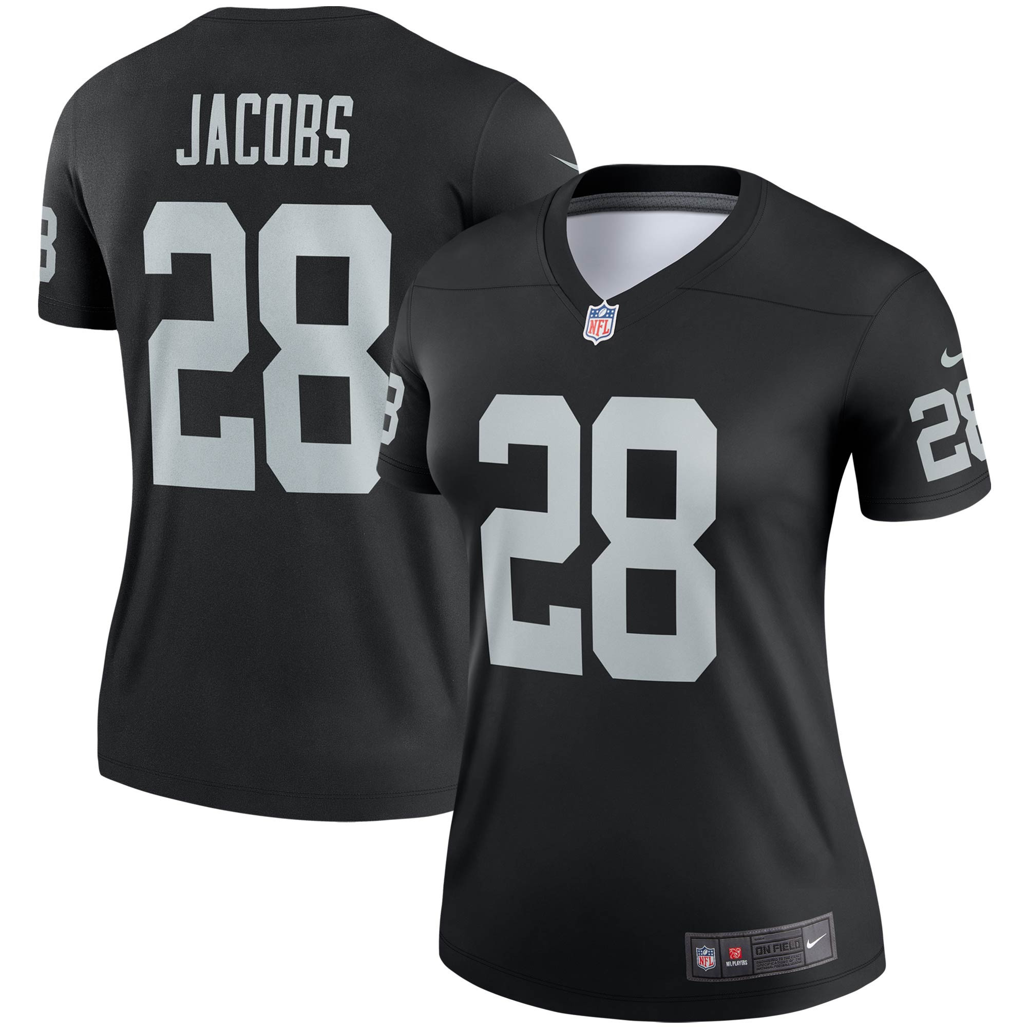 Josh Jacobs Las Vegas Raiders Womens Legend Jersey - Black Nfl