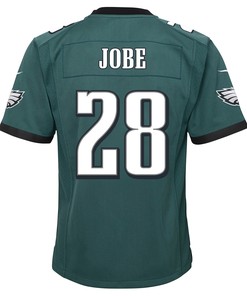 Josh Jobe 28 Philadelphia Eagles Super Bowl LVII Champions 2 Stars 2 Stars Youth Game Jersey - Black
