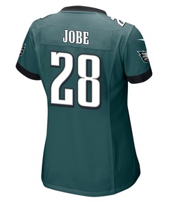 Josh Jobe 28 Philadelphia Eagles Super Bowl LVII Champions 2 Stars Women Game Jersey - Midnight Green