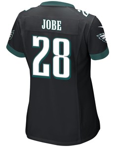 Josh Jobe 28 Philadelphia Eagles Super Bowl LVII Champions Women Game Jersey - Black