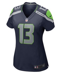 Josh Jones 13 Seattle Seahawks Women's Home Game Player Jersey - College Navy