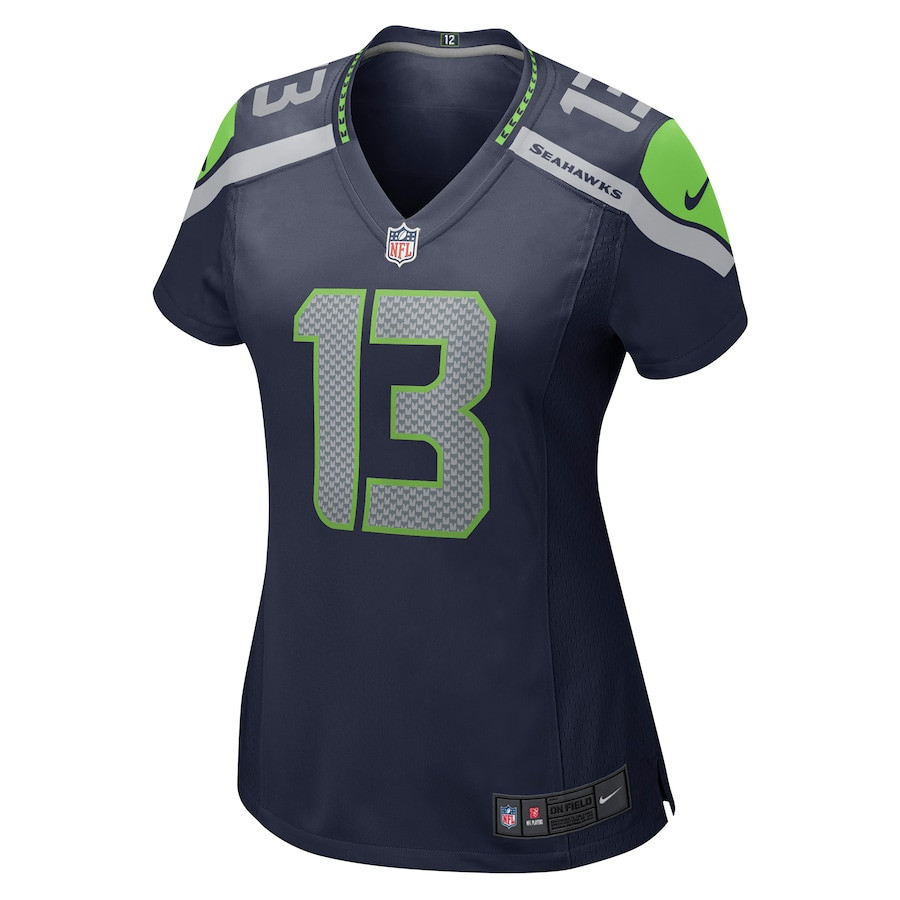 Josh Jones 13 Seattle Seahawks Women's Home Game Player Jersey - College Navy