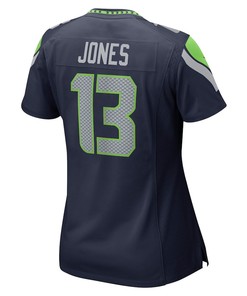 Josh Jones 13 Seattle Seahawks Women's Home Game Player Jersey - College Navy