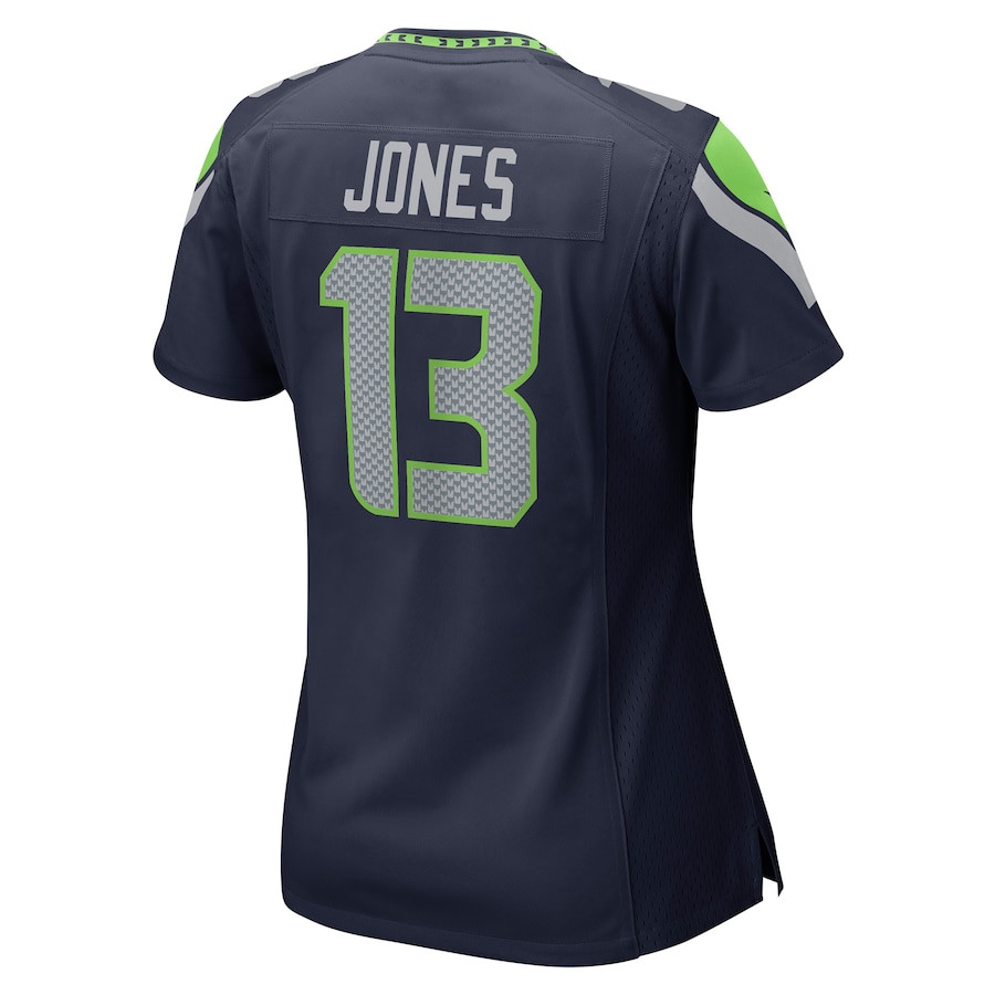 Josh Jones 13 Seattle Seahawks Women's Home Game Player Jersey - College Navy
