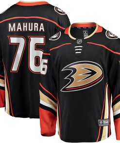 Josh Mahura Anaheim Ducks Fanatics Branded Home Breakaway Player Jersey - Black Nhl