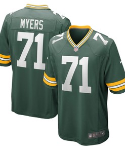 Josh Myers Green Bay Packers Game Jersey - Green Nfl