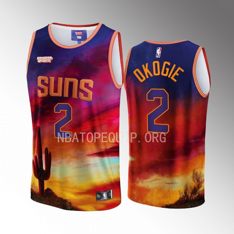 Josh Okogie 2 Phoenix Suns & KidSuper Studios Unisex Hometown Jersey