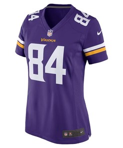 Josh Oliver 84 Minnesota Vikings Women's Game Jersey - Purple