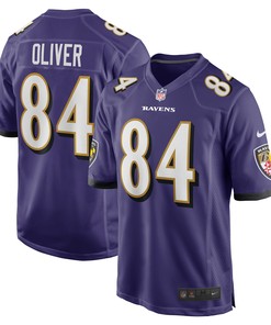 Josh Oliver Baltimore Ravens Game Jersey - Purple Nfl