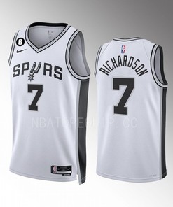 Josh Richardson 7 San Antonio Spurs 2022-23 Association Edition White Men Jersey Swingman