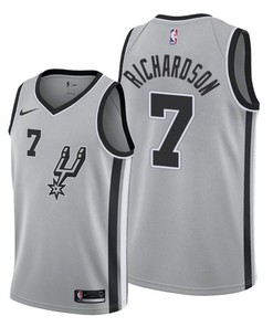 Josh Richardson 7 San Antonio Spurs Statement Edition Gray Jersey 2022 Trade - Men Jersey