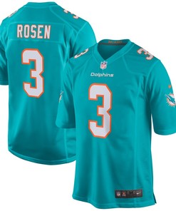 Josh Rosen Miami Dolphins Nike Game Jersey - Aqua