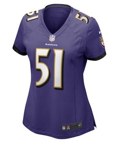 Josh Ross 51 Baltimore Ravens Women's Game Player Jersey - Purple