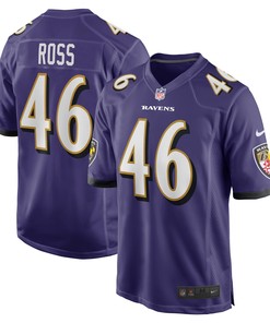 Josh Ross Baltimore Ravens Player Game Jersey - Purple Nfl
