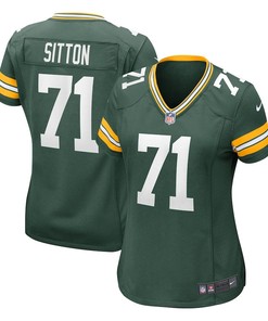 Josh Sitton 71 Green Bay Packers Women's Retired Game Jersey - Green