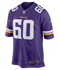 Josh Sokol Minnesota Vikings Home Game Player Jersey - Purple
