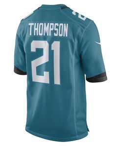 Josh Thompson Jacksonville Jaguars Game Player Jersey - Teal