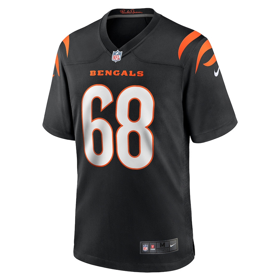 Josh Tupou 68 Cincinnati Bengals Game Player Jersey - Black