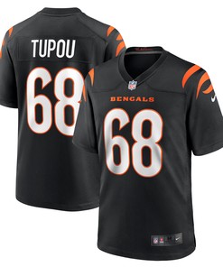 Josh Tupou Cincinnati Bengals Game Player Jersey - Black Nfl