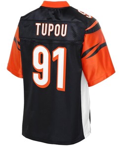 Josh Tupou Cincinnati Bengals Nfl Pro Line Player Jersey - Black