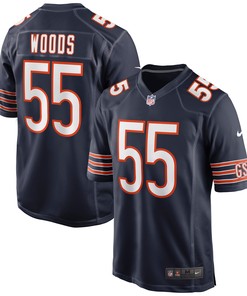 Josh Woods Chicago Bears Game Jersey - Navy Nfl