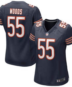 Josh Woods Chicago Bears Womens Game Jersey - Navy Nfl