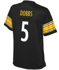 Joshua Dobbs Pittsburgh Steelers Nfl Pro Line Womens Team Color Player Jersey - Black
