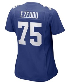 Joshua Ezeudu New York Giants Women's Game Player Jersey - Royal