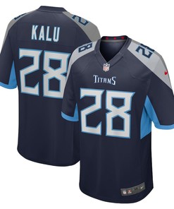 Joshua Kalu Tennessee Titans Game Player Jersey - Navy