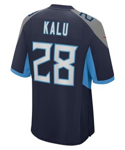 Joshua Kalu Tennessee Titans Game Player Jersey - Navy
