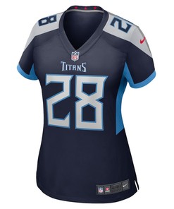 Joshua Kalu Tennessee Titans Women's Game Player Jersey - Navy