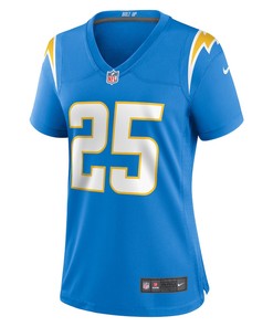 Joshua Kelley 25 Los Angeles Chargers Women's Player Game Jersey - Powder Blue