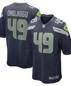 Joshua Onujiogu Seattle Seahawks Game Player Jersey - College Navy