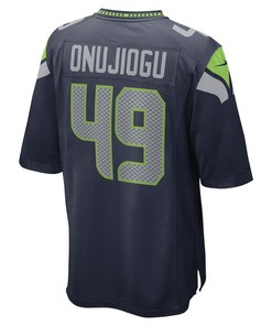 Joshua Onujiogu Seattle Seahawks Game Player Jersey - College Navy