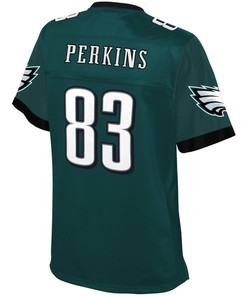 Joshua Perkins Philadelphia Eagles Nfl Pro Line Womens Player Jersey - Midnight Green