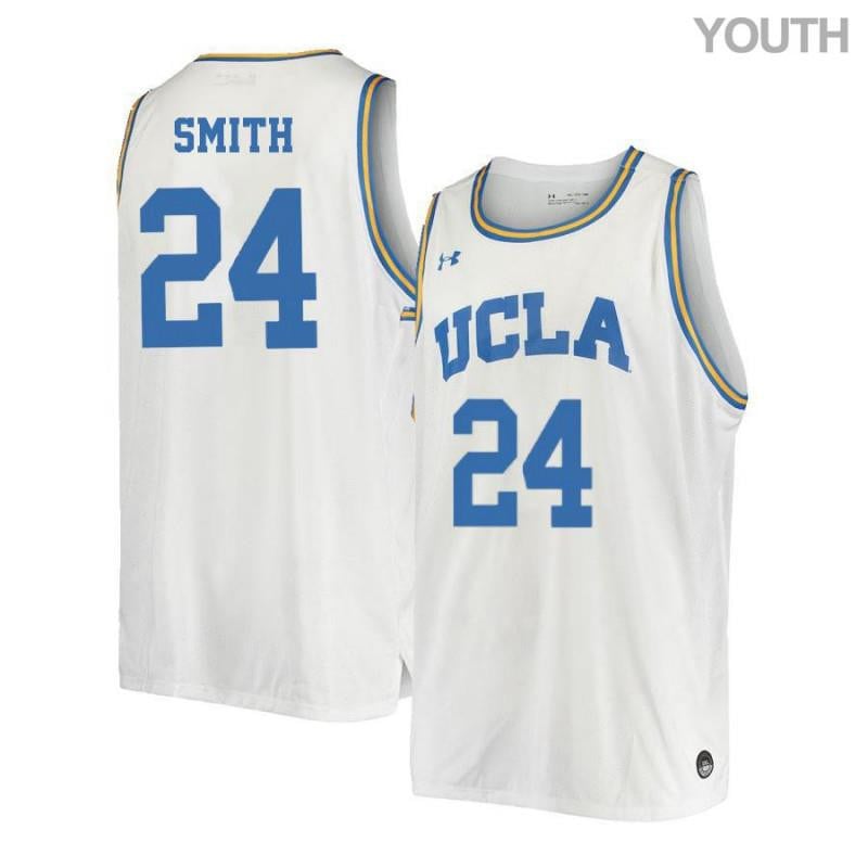 Joshua Smith 24 UCLA Bruins Retro Elite Basketball Youth Jersey - White