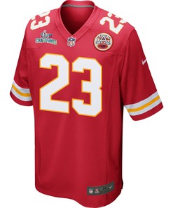 Joshua Williams 23 Kansas City Chiefs Super Bowl LVII Champions Men Game Jersey - Red
