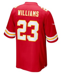 Joshua Williams Kansas City Chiefs Game Player Jersey - Red