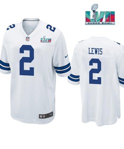Jourdan Lewis 2 Dallas Cowboys Super Bowl LVII Super Bowl LVII White Men Game Jersey