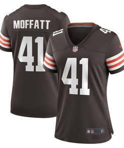 Jovante Moffatt Cleveland Browns Womens Game Player Jersey - Brown Nfl