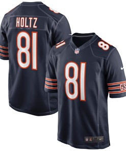 J.p. Holtz Chicago Bears Game Jersey - Navy Nfl