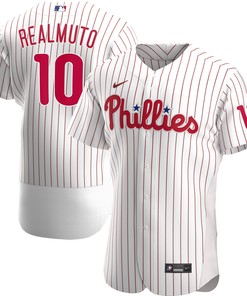 Jt Realmuto Philadelphia Phillies Home Authentic Player Jersey - White Mlb