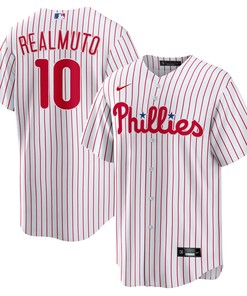 Jt Realmuto Philadelphia Phillies Home Replica Player Name Jersey - White Mlb
