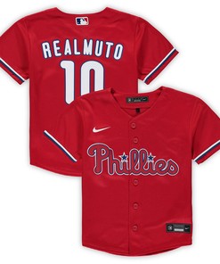 J.t. Realmuto Philadelphia Phillies Preschool Alternate Replica Player Jersey - Red Mlb