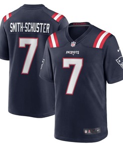 JuJu Smith-Schuster 7 New England Patriots Game Player Jersey - Men Navy