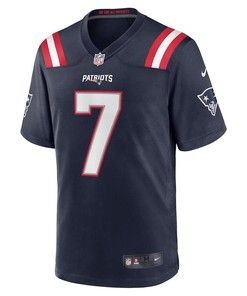 JuJu Smith-Schuster 7 New England Patriots Game Player Jersey - Men Navy