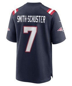 JuJu Smith-Schuster 7 New England Patriots Game Player Jersey - Men Navy
