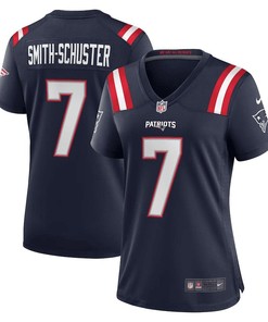 JuJu Smith-Schuster 7 New England Patriots Women's Game Player Jersey - Navy